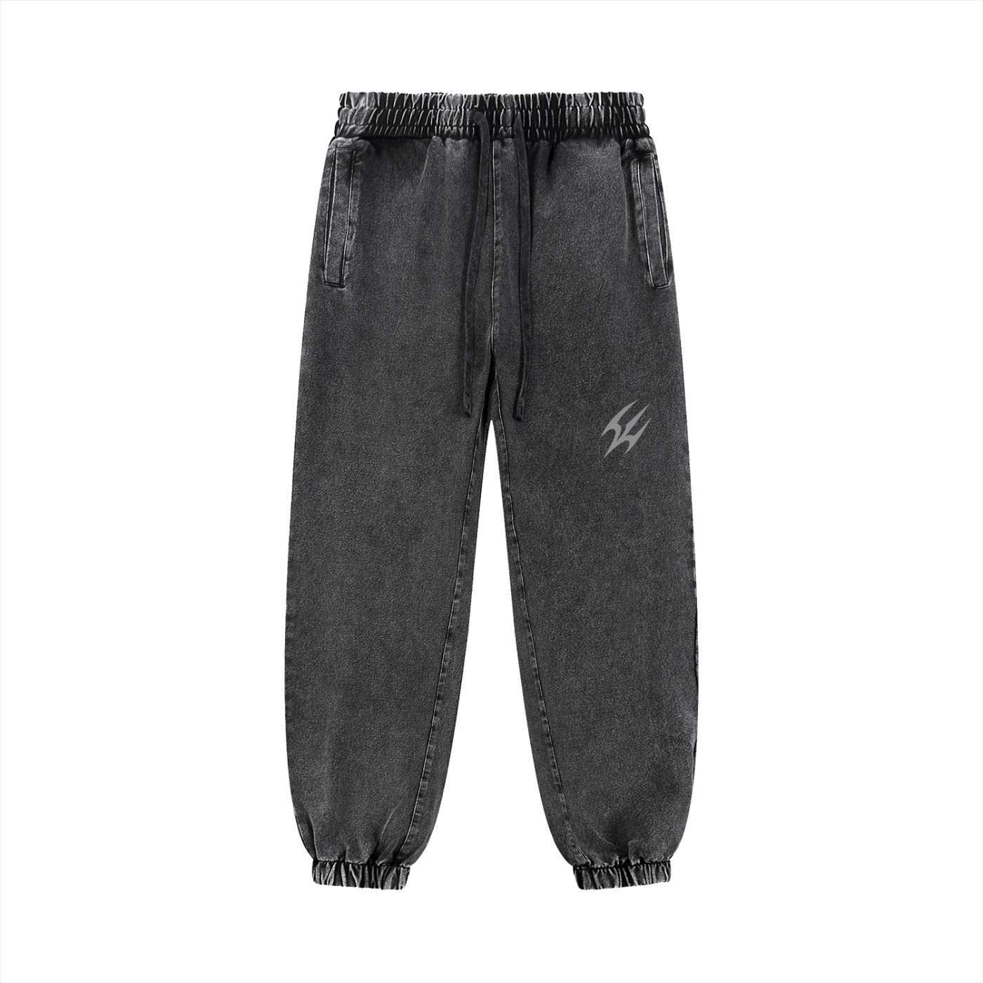 Snow Wash BRÜTAL Sweatpants – Black