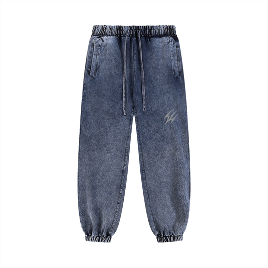 Snow Wash BRÜTAL Sweatpants – Royal Blue
